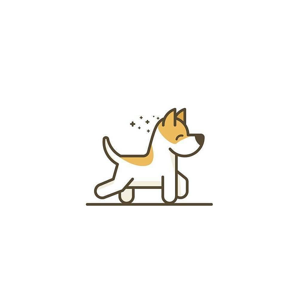 1009x1009 Happy Dog Logo Idea Design Made