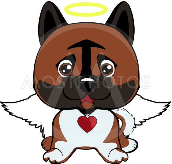 562x536 Illustration Of Funny Puppy Fra Milana Iskuzhina