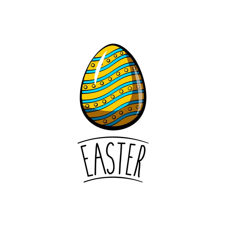 794x794 Easter Egg Icon Happy Easter Symbol Colorful Easter Etsy