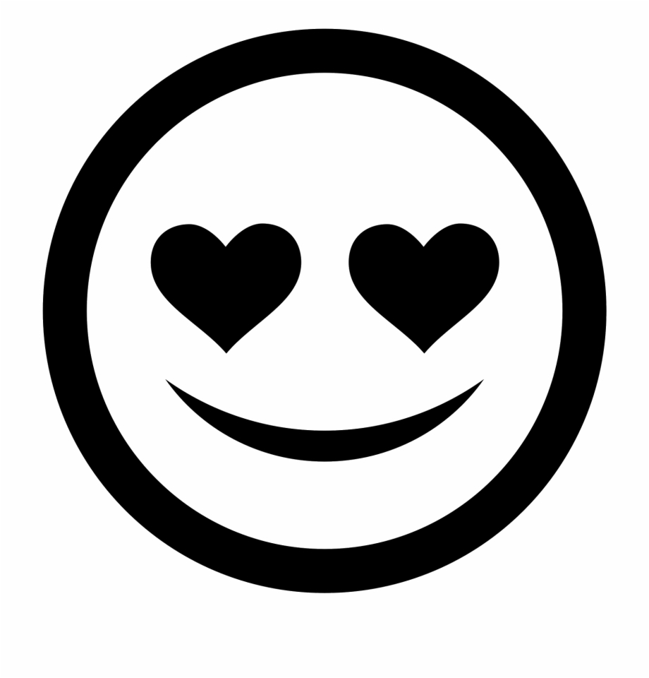 920x960 Black And White Smiley Face Png