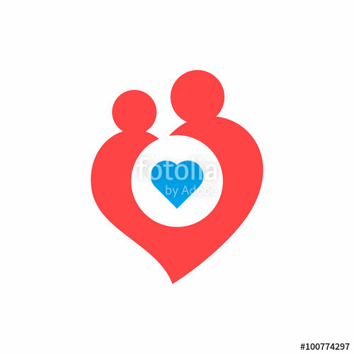 500x500 Happy Family Icon Logo Stock Image And Royalty Free Vector