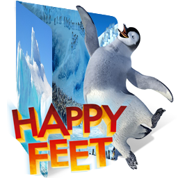 Happy Feet Folder Icon 256x256 Happy Feet Folder Icon