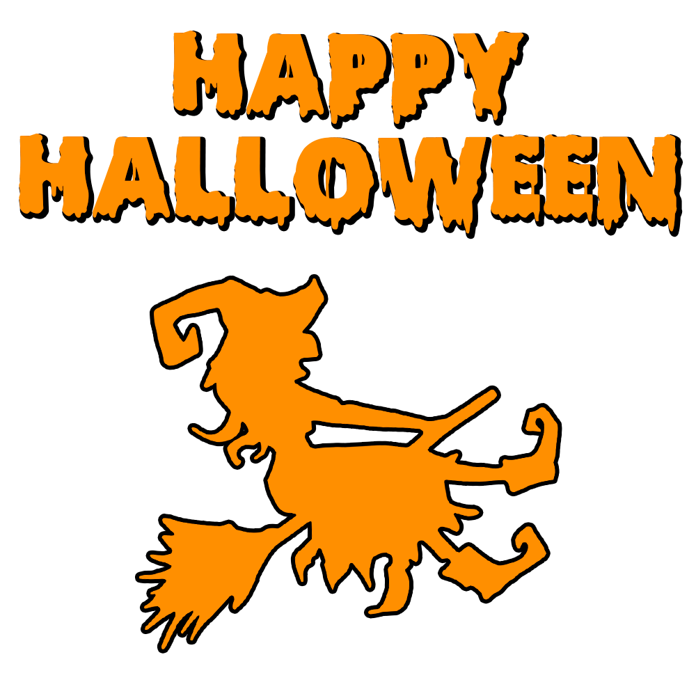 Happy Halloween Witch On A Broomstick Icons Png 1000x1000 Happy Halloween Witch On A Broomstick Icons Png