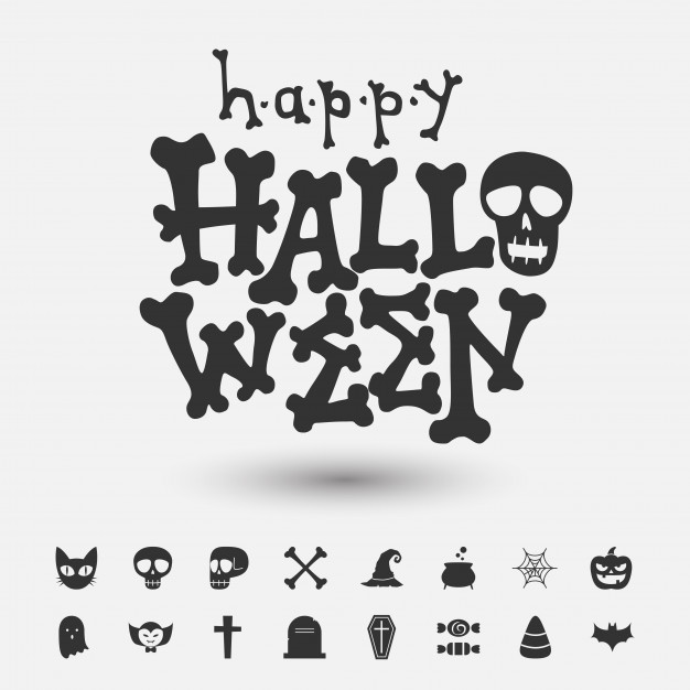 Happy Halloween Greeting Card And Icon Vector Premium Download 626x626 Happy Halloween Greeting Card And Icon Vector Premium Download