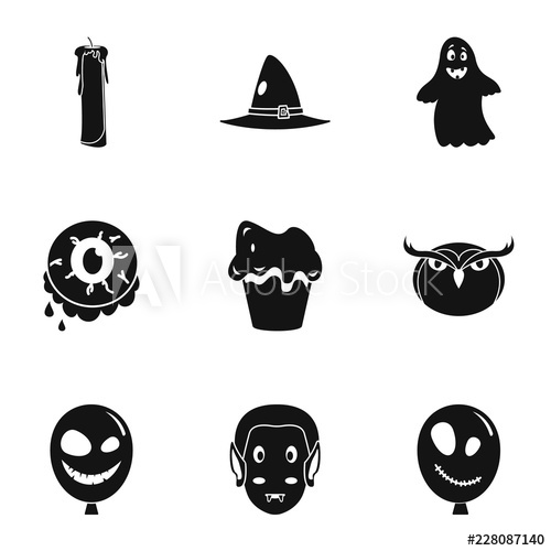 Happy Halloween Icon Set Simple Set Of Happy Halloween Vector 500x500 Happy Halloween Icon Set Simple Set Of Happy Halloween Vector