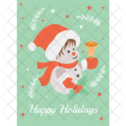 256x256 Happy Holiday Icon Of Flat Style