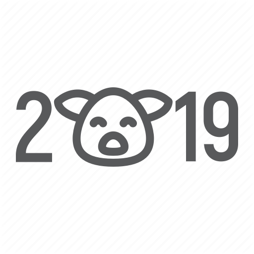 512x512 Card, Happy, New, Pig, Xmas, Year, Zodiac Icon