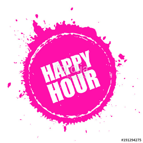 500x500 Happy Hour Splashing Vector Icon Stock Image And Royalty Free