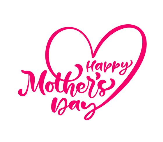 Happy Mother's Day Text Hand Written Love Ink Calligraphy 560x490 Happy Mother's Day Text Hand Written Love Ink Calligraphy