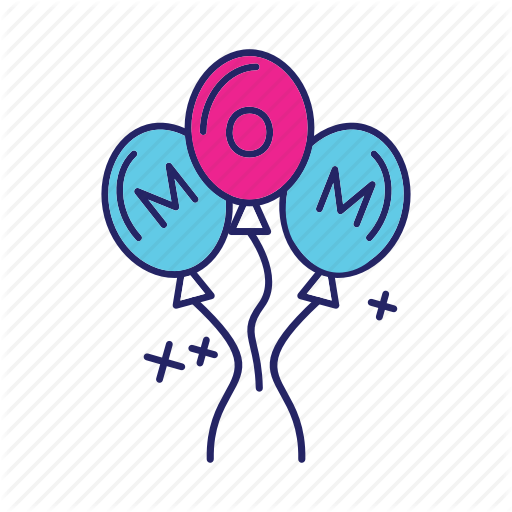 Balloons, Day, Happy, Mom, Mothers Icon 512x512 Balloons, Day, Happy, Mom, Mothers Icon