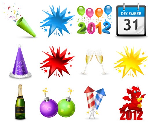 Happy New Year Icon