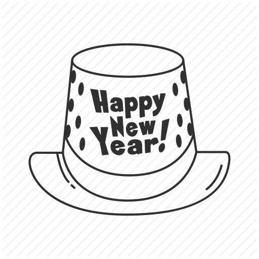 512x512 Fashion Item, Happy New Year, Happy New Year Hat, Hat, New Year