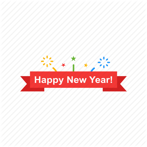512x512 Banner, Happy New Year, New Year, Party Icon