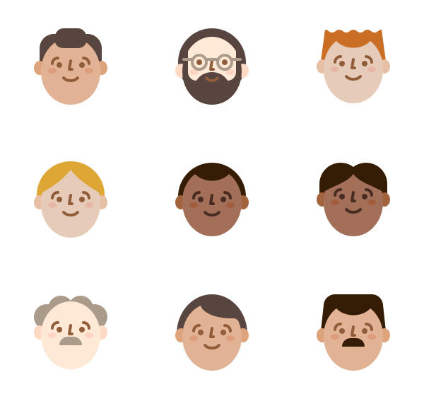 600x564 Happy People Icon Packs