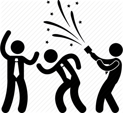 512x473 Business, Employees, Happy, Office, Party, People, Workers Icon