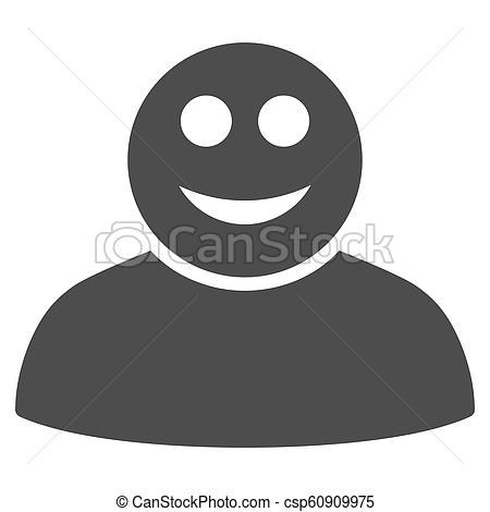 450x470 Happy Person Flat Icon Happy Person Raster Icon Style Is Flat