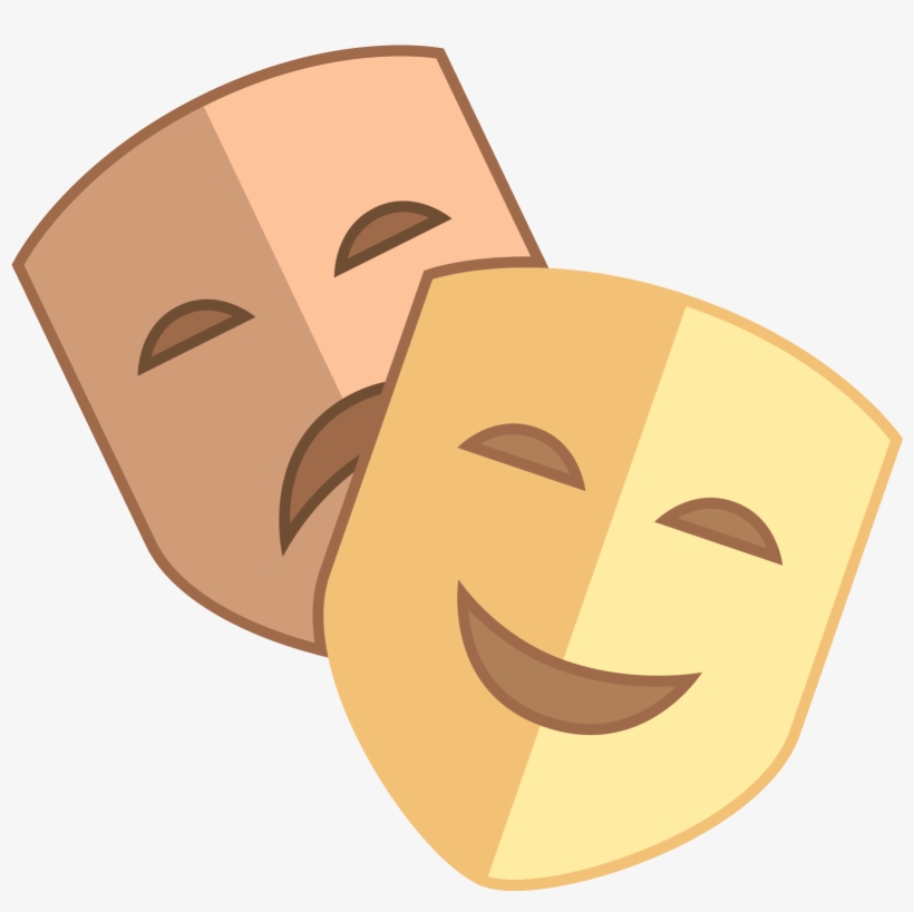 820x819 Theatre Clipart Happy Sad Face