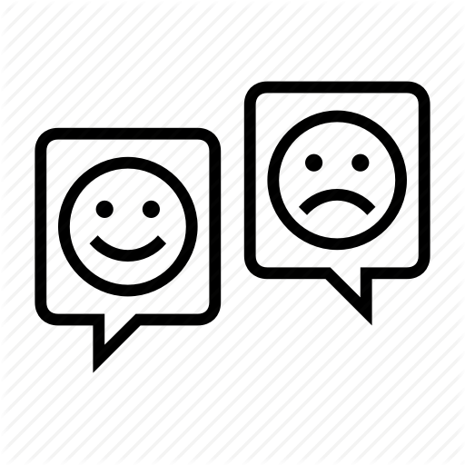 512x512 Communication, Emotions, Happy, Messages, Sad Icon