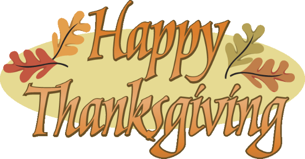 600x313 Happy Thanksgiving Png Hd