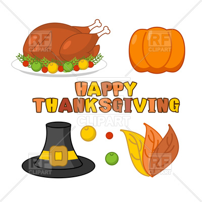 400x400 Thanksgiving Icons Set