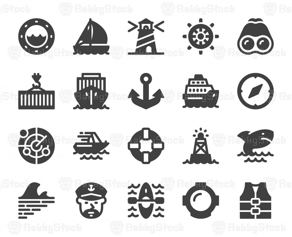 1000x813 Nautical And Harbor Icons Vector File Ohp Logo Vector