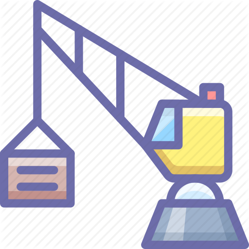 512x512 Construction, Crane, Harbor Icon
