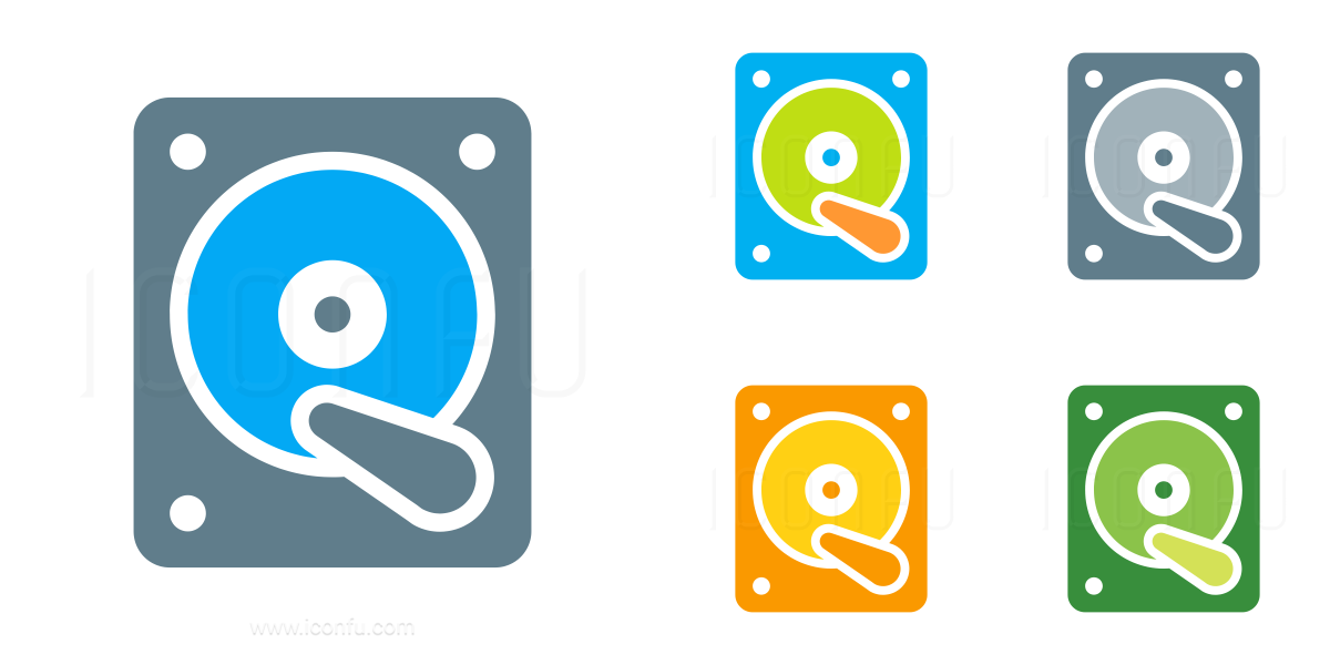 1200x600 Hard Drive Icon