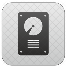 256x256 Hard Drive Icon Of Flat Style