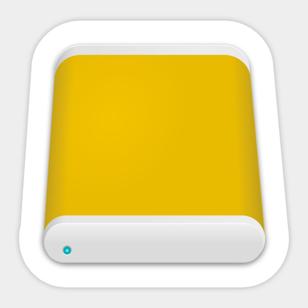 630x630 Limited Edition Exclusive Yellow Hard Drive Icon