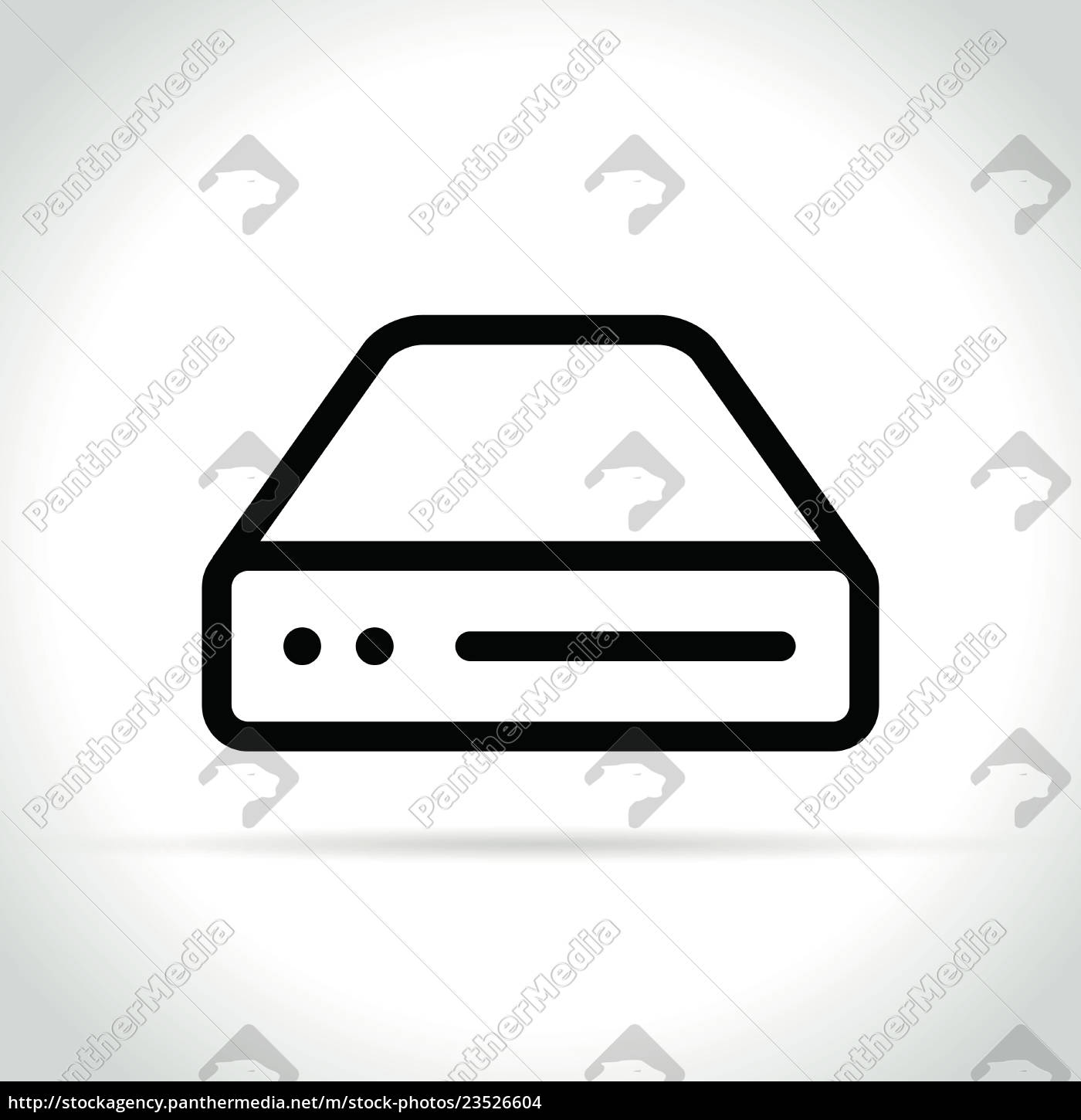 1400x1450 Hard Drive Disc Icon On White Background