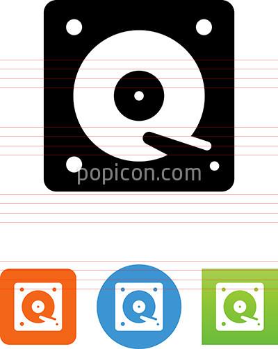 400x503 Computer Hard Disk Drive Icon
