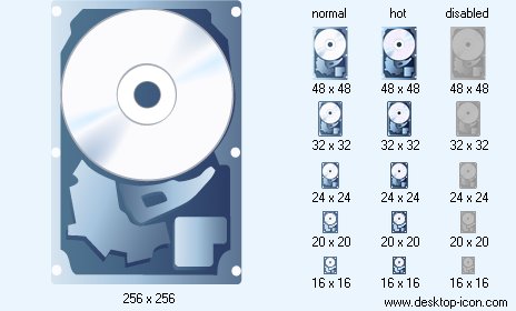 464x280 Hard Drive Icon Image Desktop Device Icons