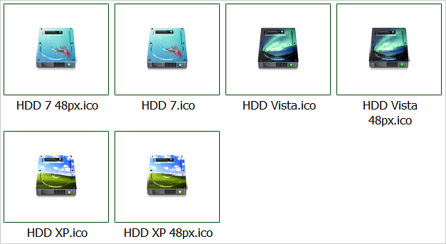 627x343 Decorated Hard Drives Icon Packs For Your Computer