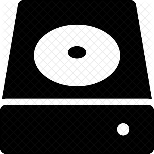 512x512 Hdd Icon Of Glyph Style
