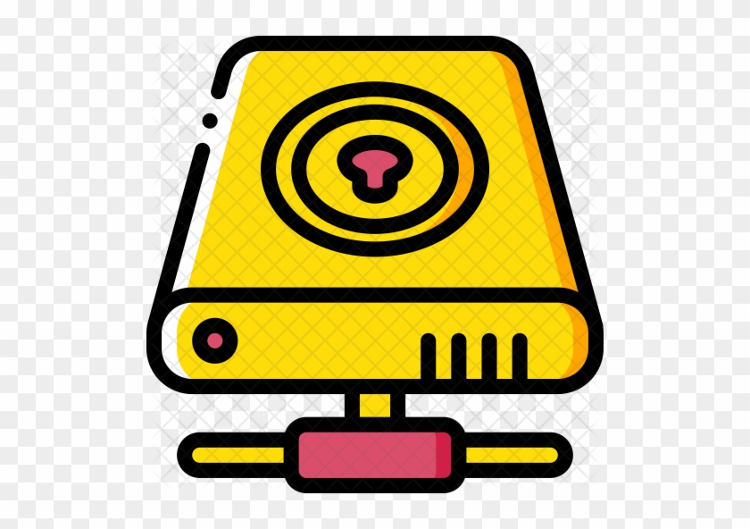 840x592 Secure Hard Drive Icon