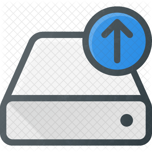 512x512 Harddisk Icon Of Colored Outline Style