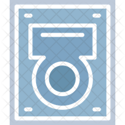256x256 Harddisk Icon Of Flat Style