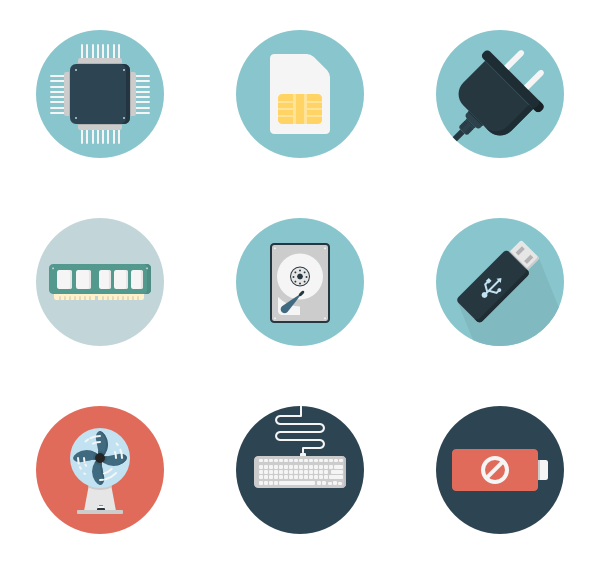 600x564 Computer Hardware Icons