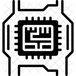 256x256 Computer Hardware Icon Of Glyph Style