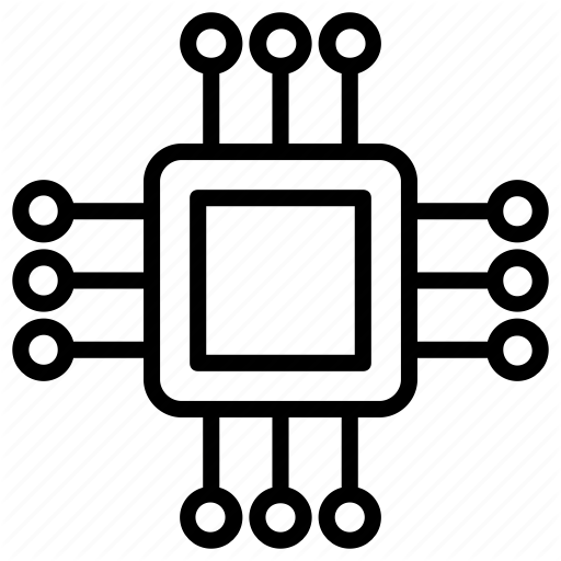512x512 Chip, Circuit Board, Cpu Chip, Hardware, Micro Cpu Icon