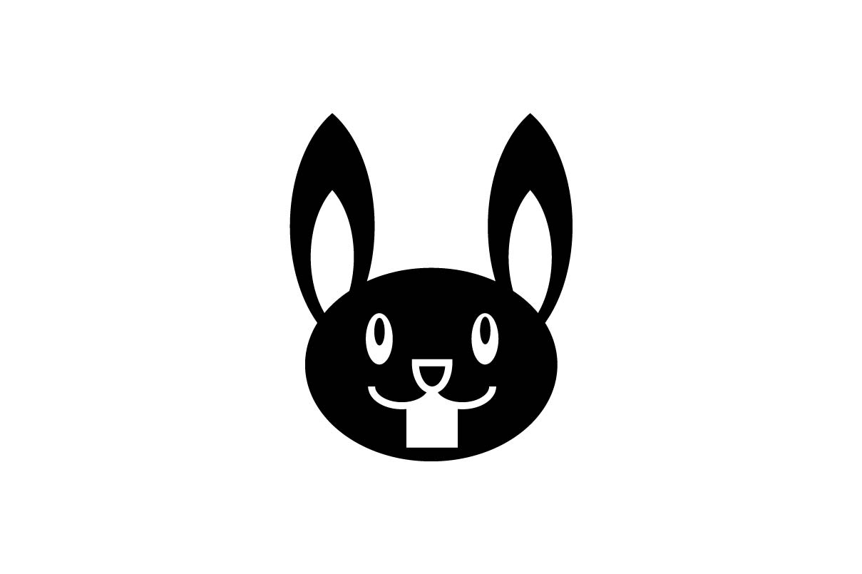 1209x805 Rabbit, Hare, Bunny, Cony, Coney, Animal Black Icon