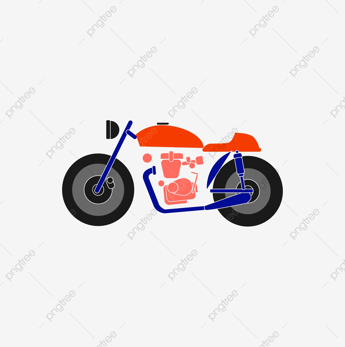 1200x1208 Motorcycle Colorful Transport Harley Simple Car Icon Design