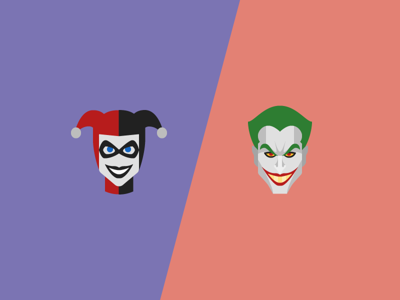 Joker And Harley Quinn Icons 800x600 Joker And Harley Quinn Icons