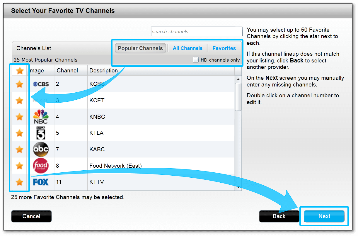 1222x805 Favorite Channels