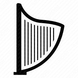256x256 Harp Icon
