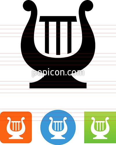 400x502 Hand Held Harp Icon