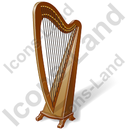 256x256 Harp Icon, Icons