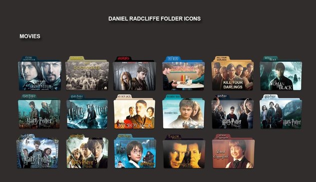 633x365 Daniel Radcliffe Folder Icons