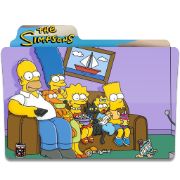 256x256 The Simpsons Folder Icon Download The Simpsons Folders Icons
