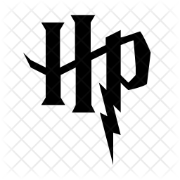 256x256 Harry Potter Icon Of Glyph Style